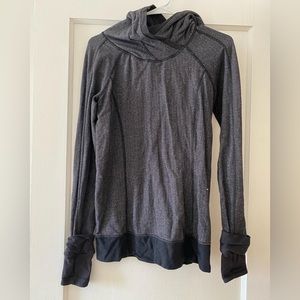 Lululemon Think Fast Hoodie size 4 women’s long sleeve w/ hood